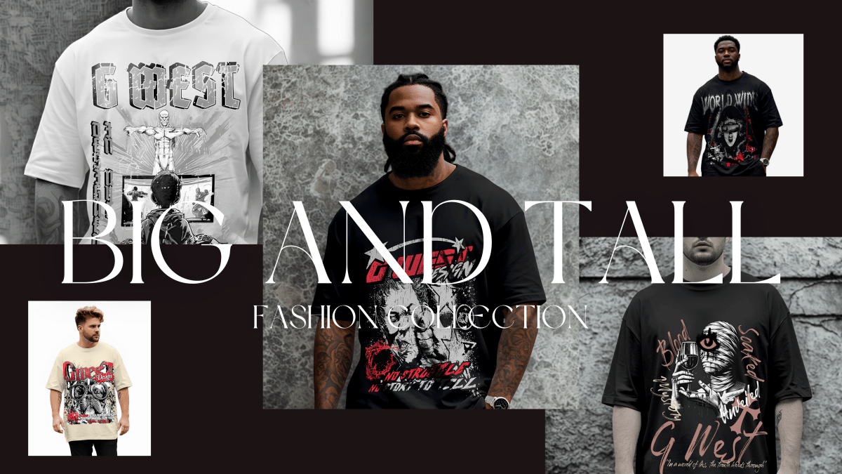 Best Big and Tall T-Shirts for Everyday Streetwear - G West