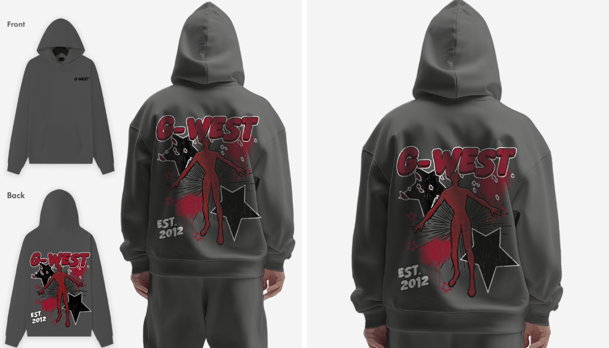 Dark Gray Hoodie: Urban Fashion Trends - G West