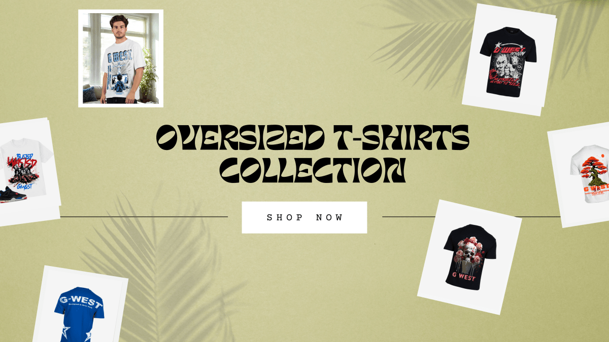 Oversized T-Shirts for Men | Streetwear Graphic Tees | G WEST - G West