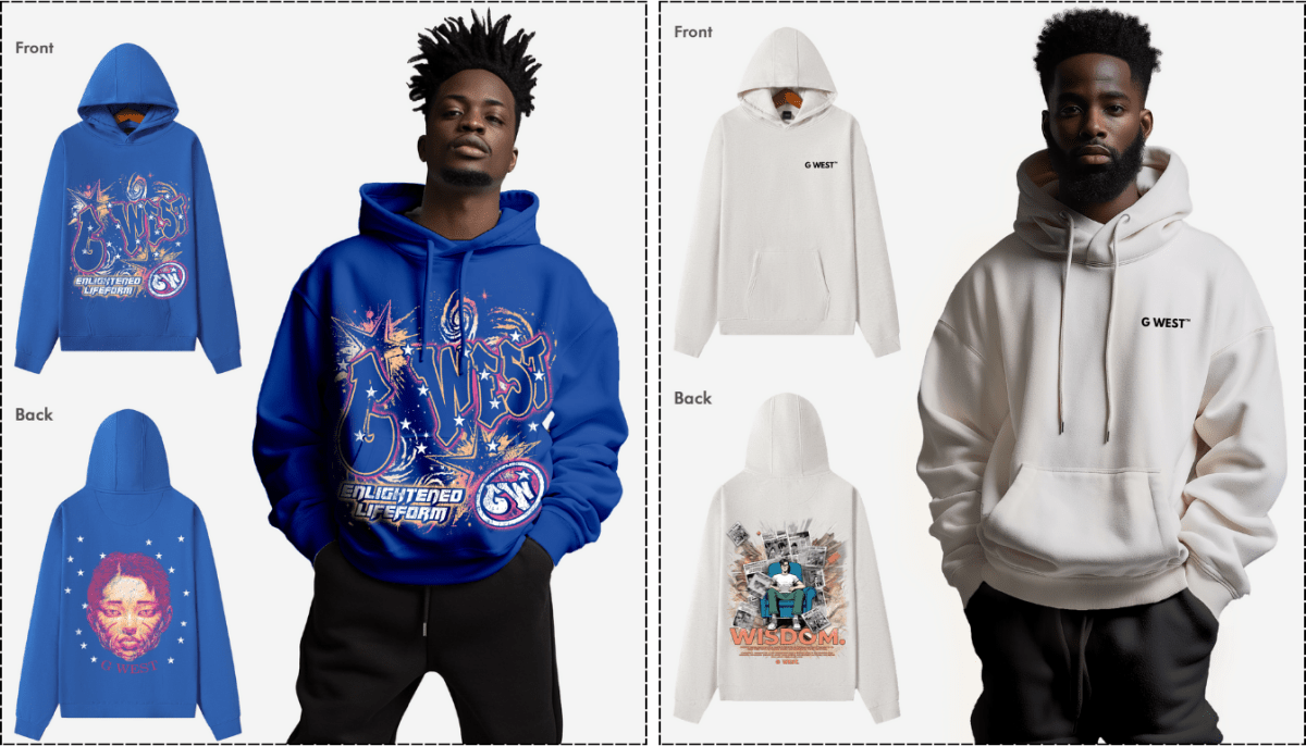 Shop Graphic Hoodies: Casual Luxury & Sustainable Streetwear - G West