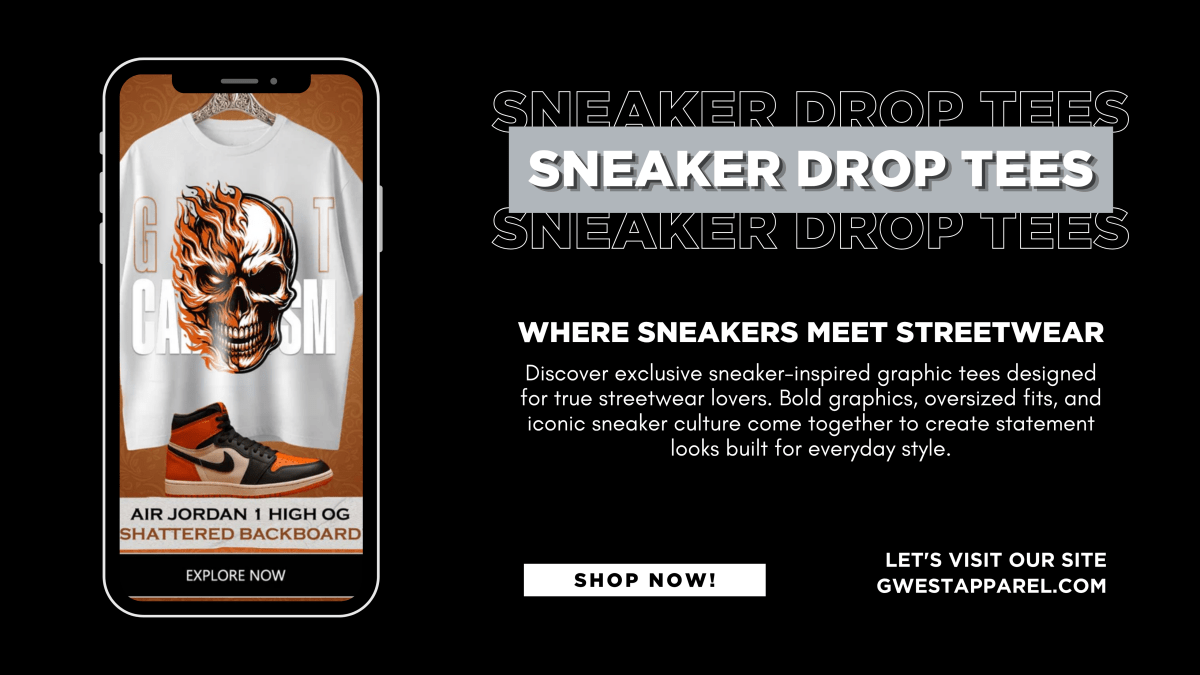 Sneaker Drop Tees Collection – Streetwear Inspired by Sneaker Culture - G West