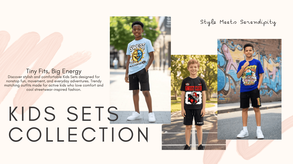 Stylish Kids Sets for Everyday Comfort & Trendy Looks - G West