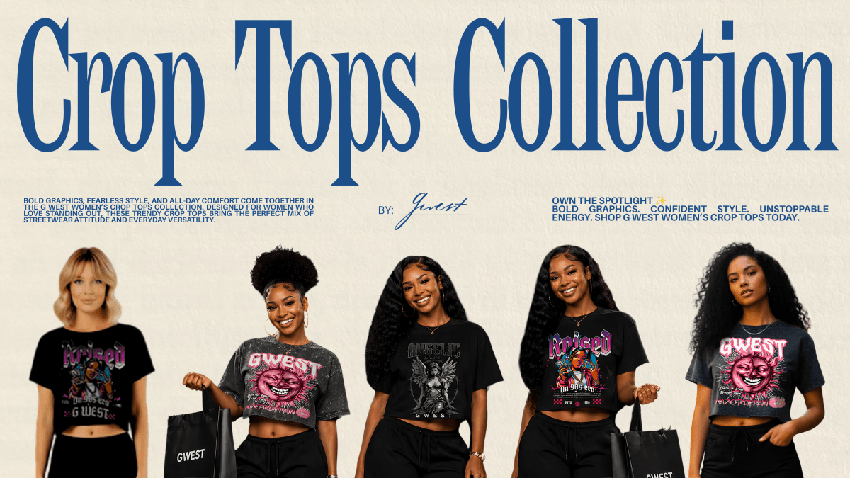 Women’s Crop Tops: Trendy Styles Designed for Confidence & Comfort - G West