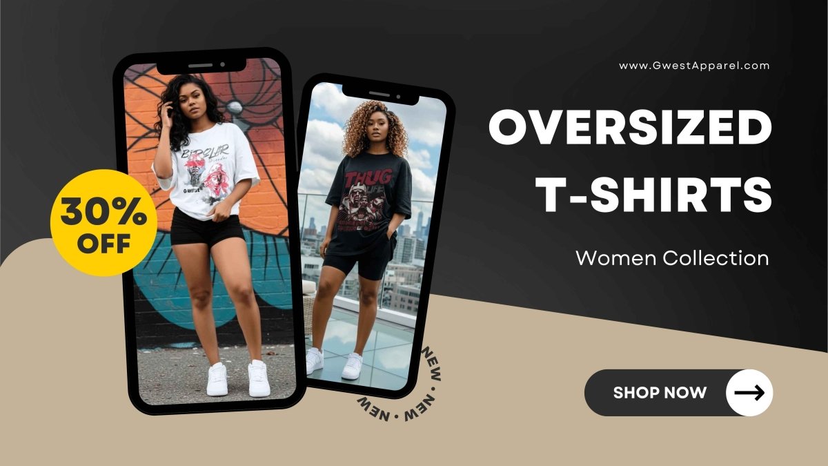 Women's Oversized T-Shirts | Graphic & Casual Tees – G WEST - G West