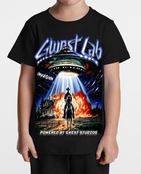 G West Ufo Cowboy Clash Kids T-Shirt
