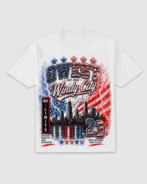 G WEST WINDY CITY T-SHIRT