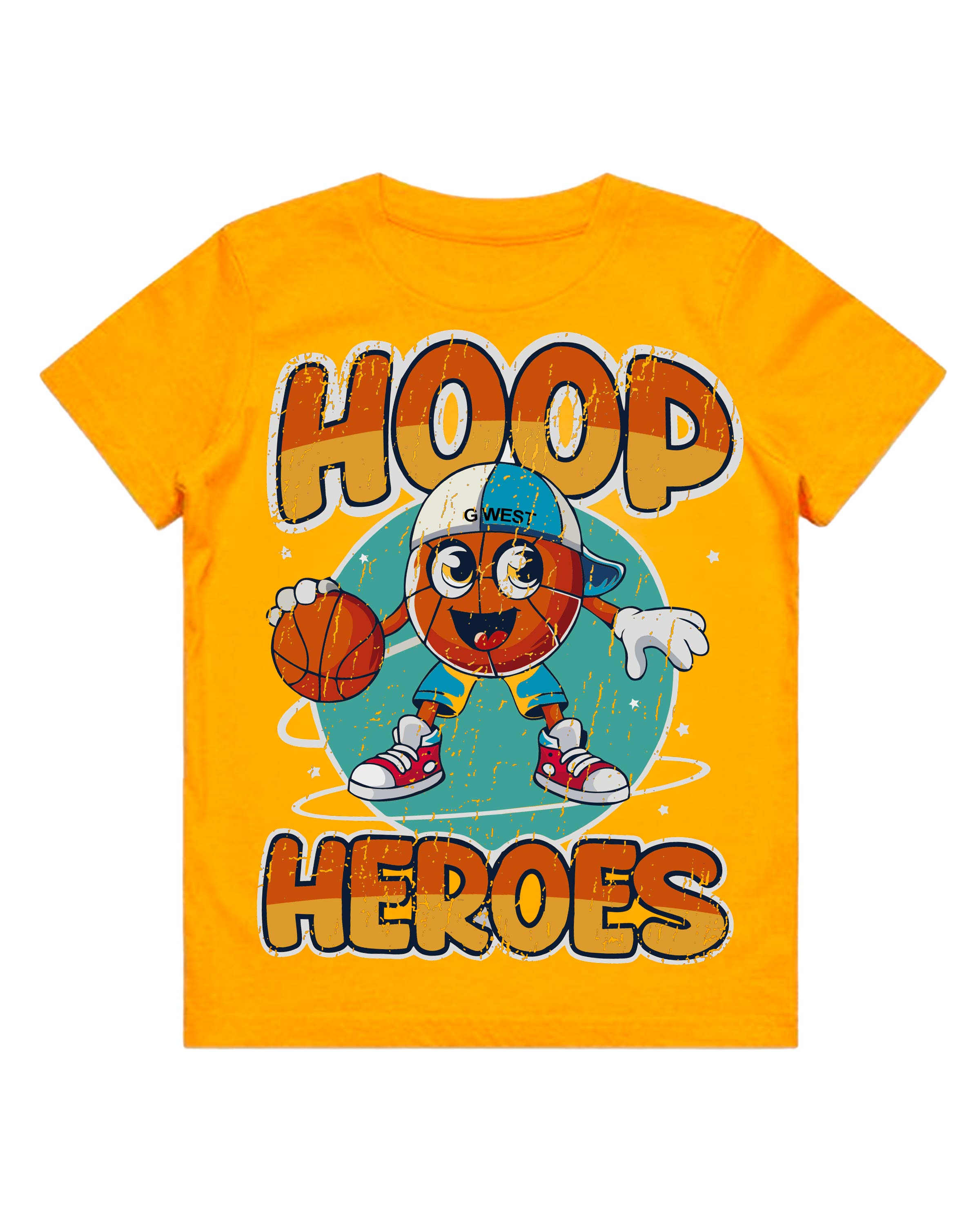 G West Kids Hoop Heroes Tee - Dtpbasty9072 - G West