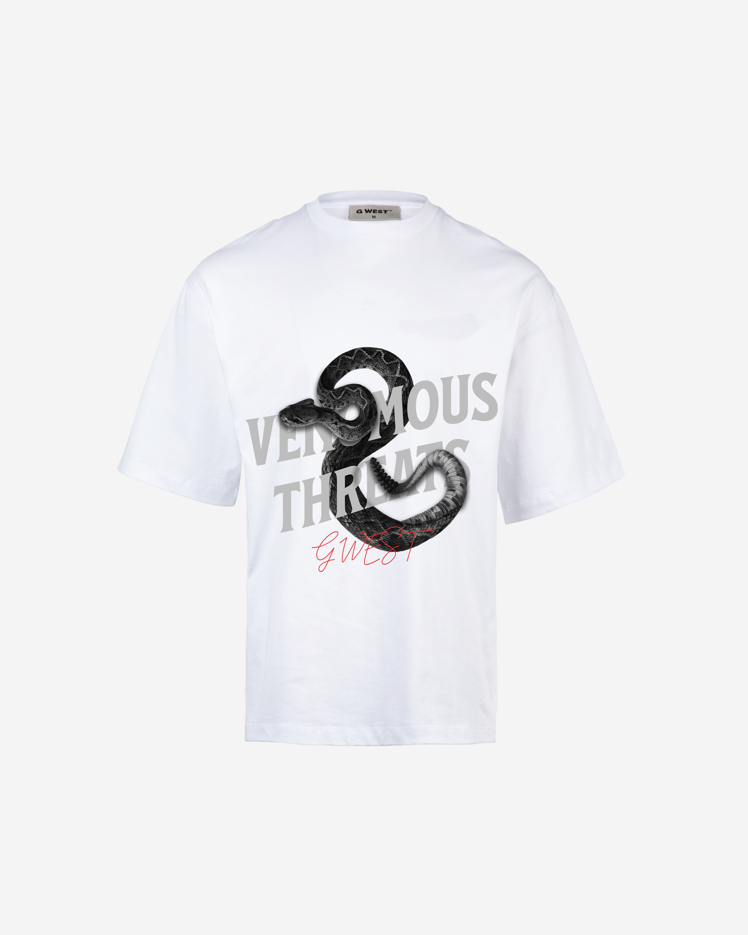 G-WEST VENOMOUS THREATS OVERSIZED TEE GWROJMT93 - G West