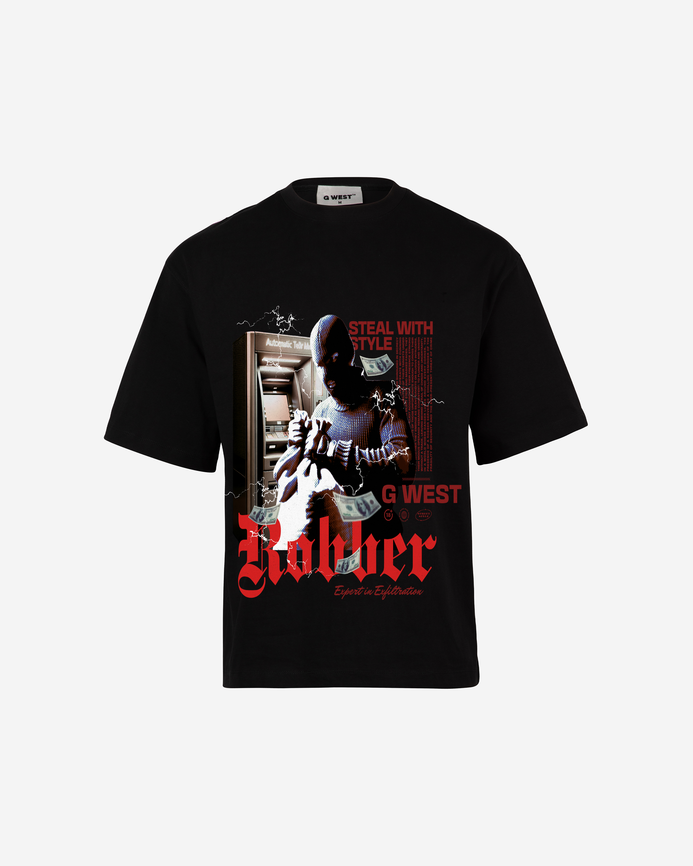 G-WEST ROBBER OVERSIZED TEE GWROJMT116 - G West