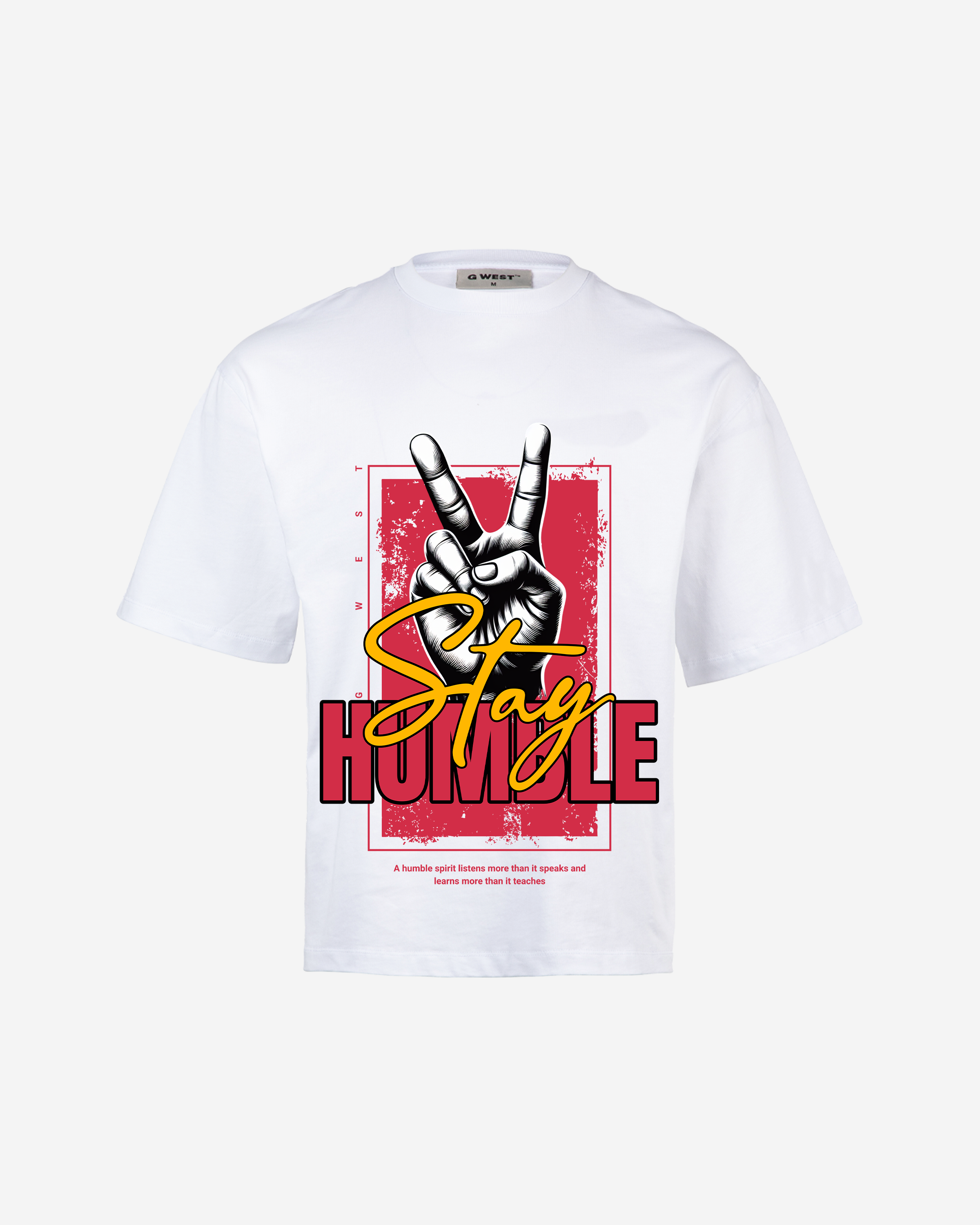 G-WEST STAY HUMBLE TEE GWROJMT149 - G West