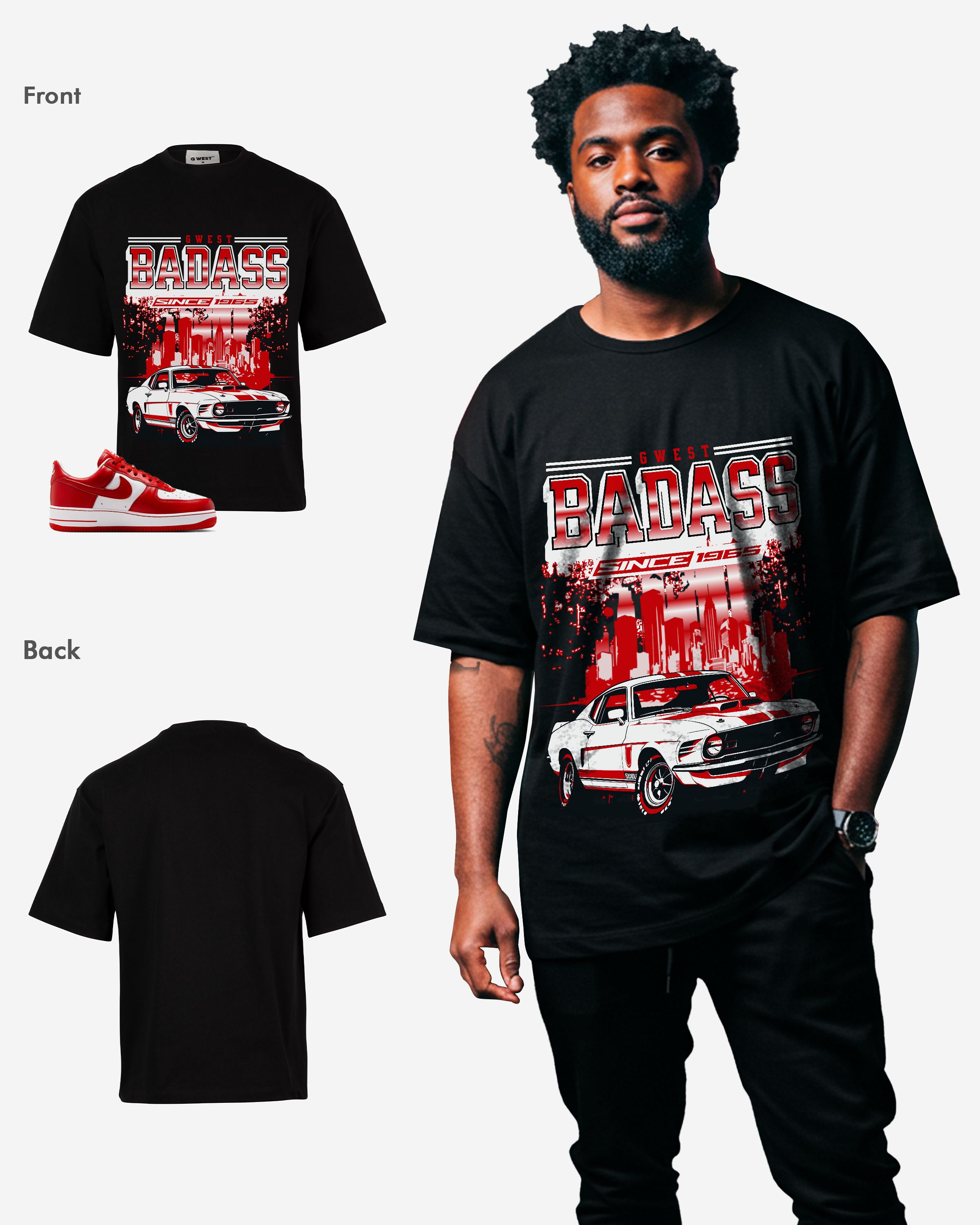 Badass Oversized T-Shirt - G West
