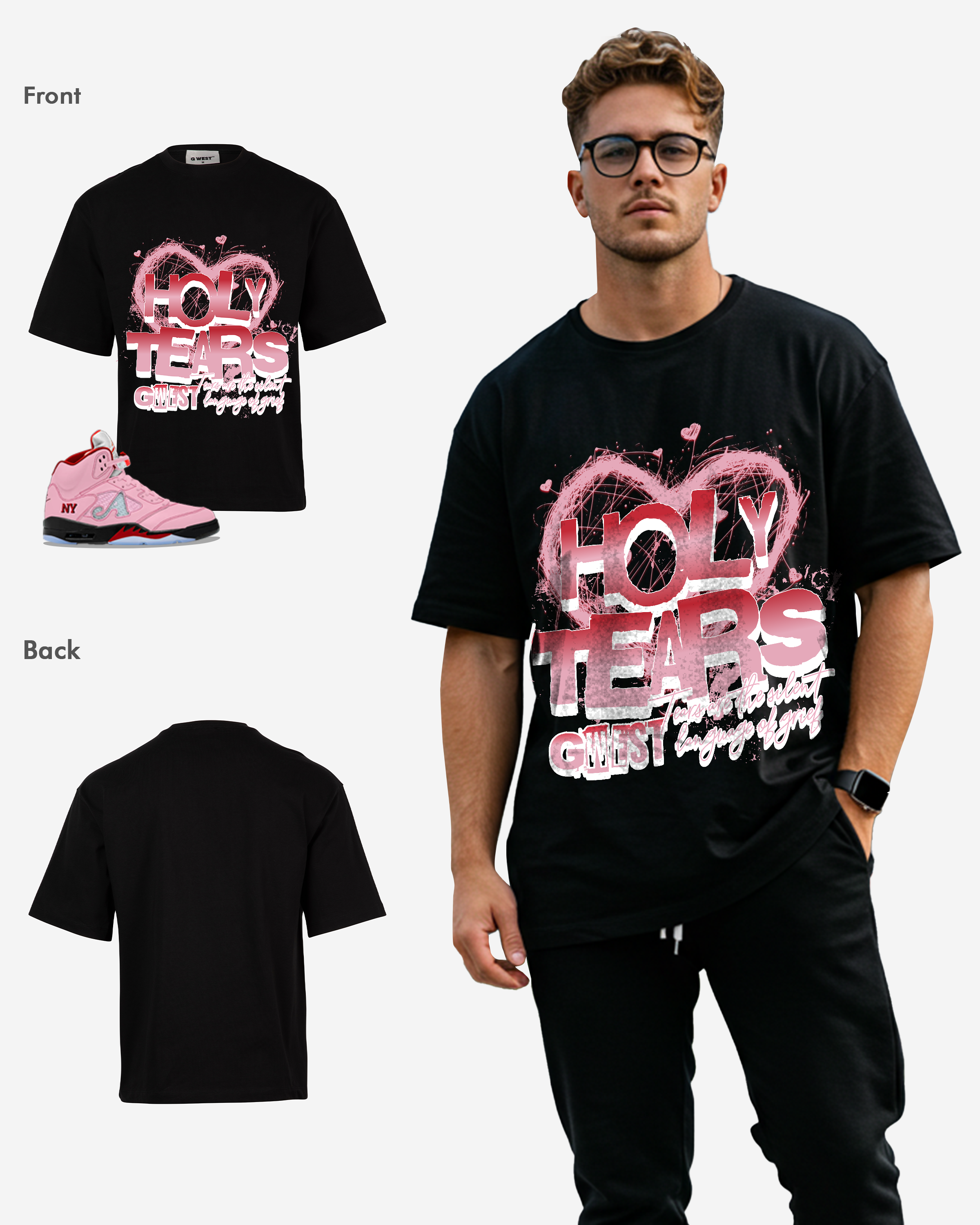 Holy Tears Oversized T-Shirt