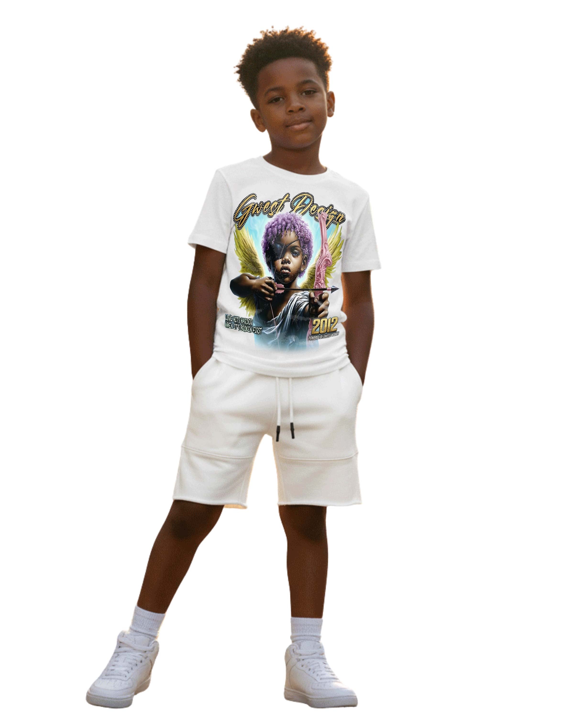 G West Broken Angel Kids T-Shirt - G West