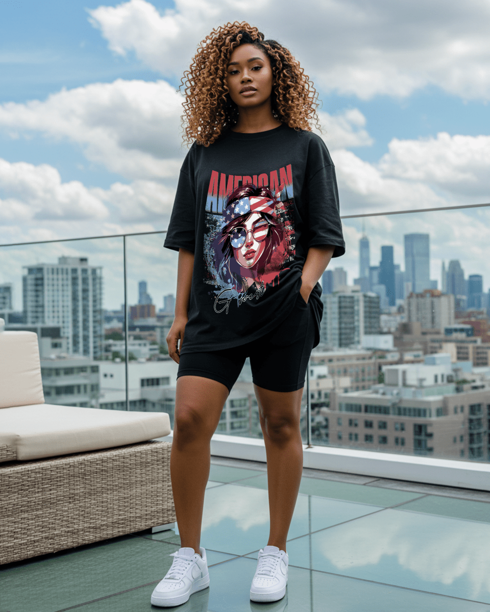 American Babe Oversized T-Shirt - G West