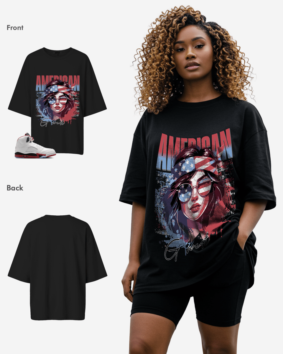 American Babe Oversized T-Shirt - G West