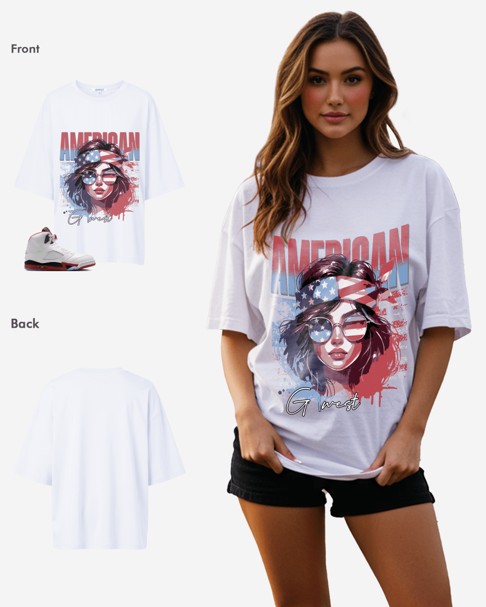 American Babe Oversized T-Shirt - G West