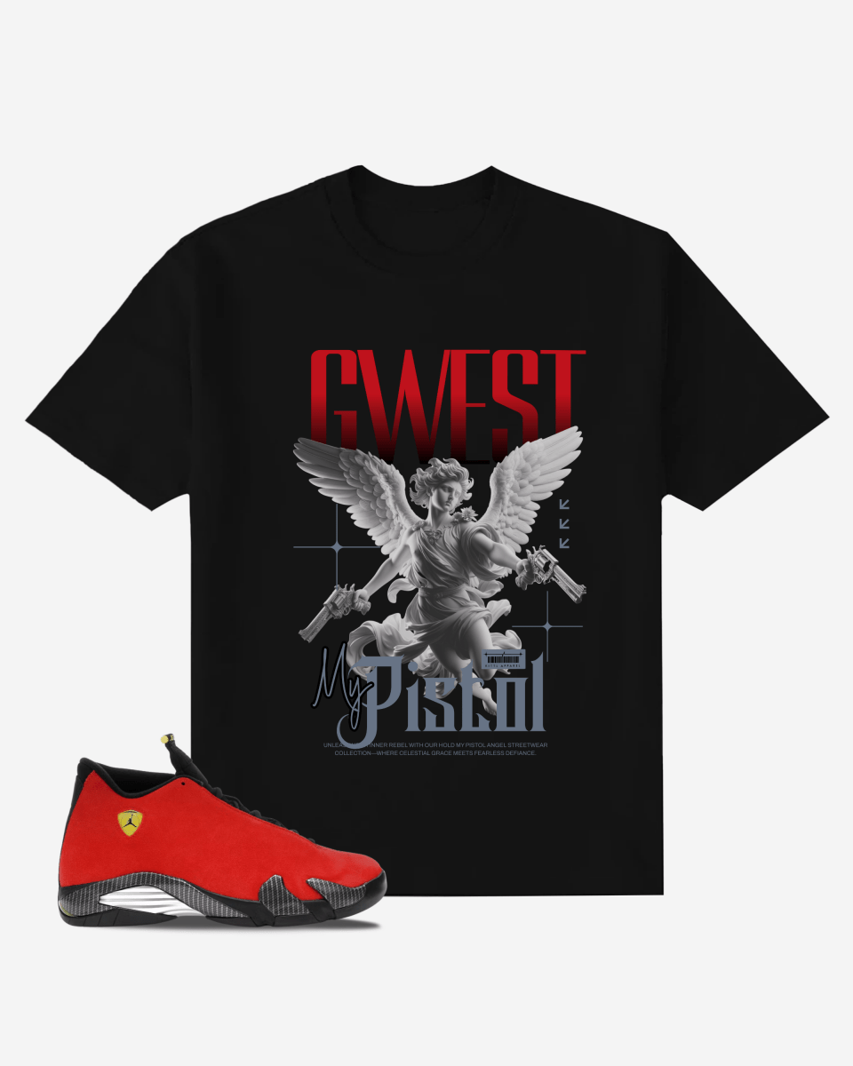 Angel Gun Streetwear Oversized T-Shirt - G West