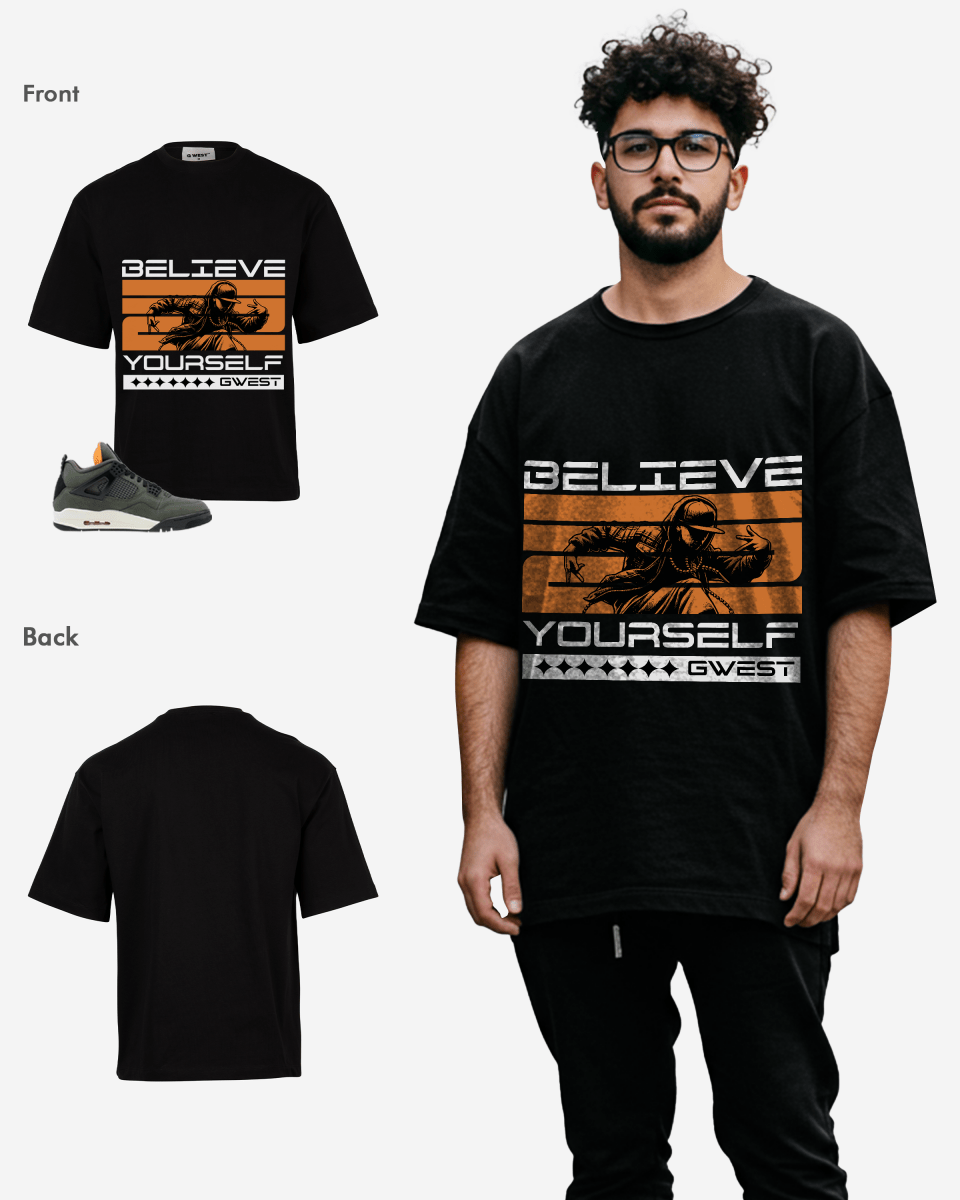 Believe Yourself Oversized T-Shirt - G West