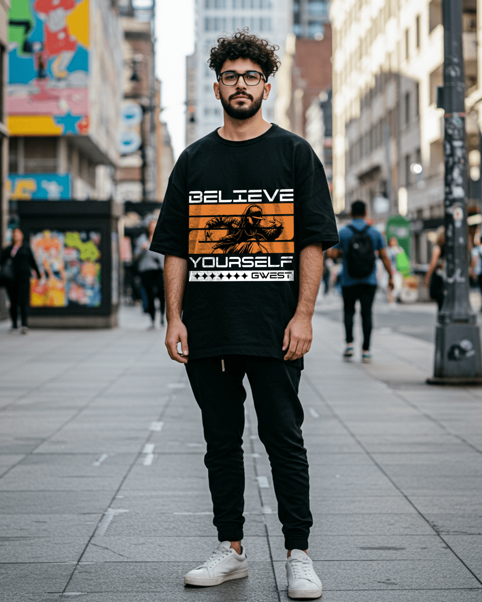 Believe Yourself Oversized T-Shirt - G West