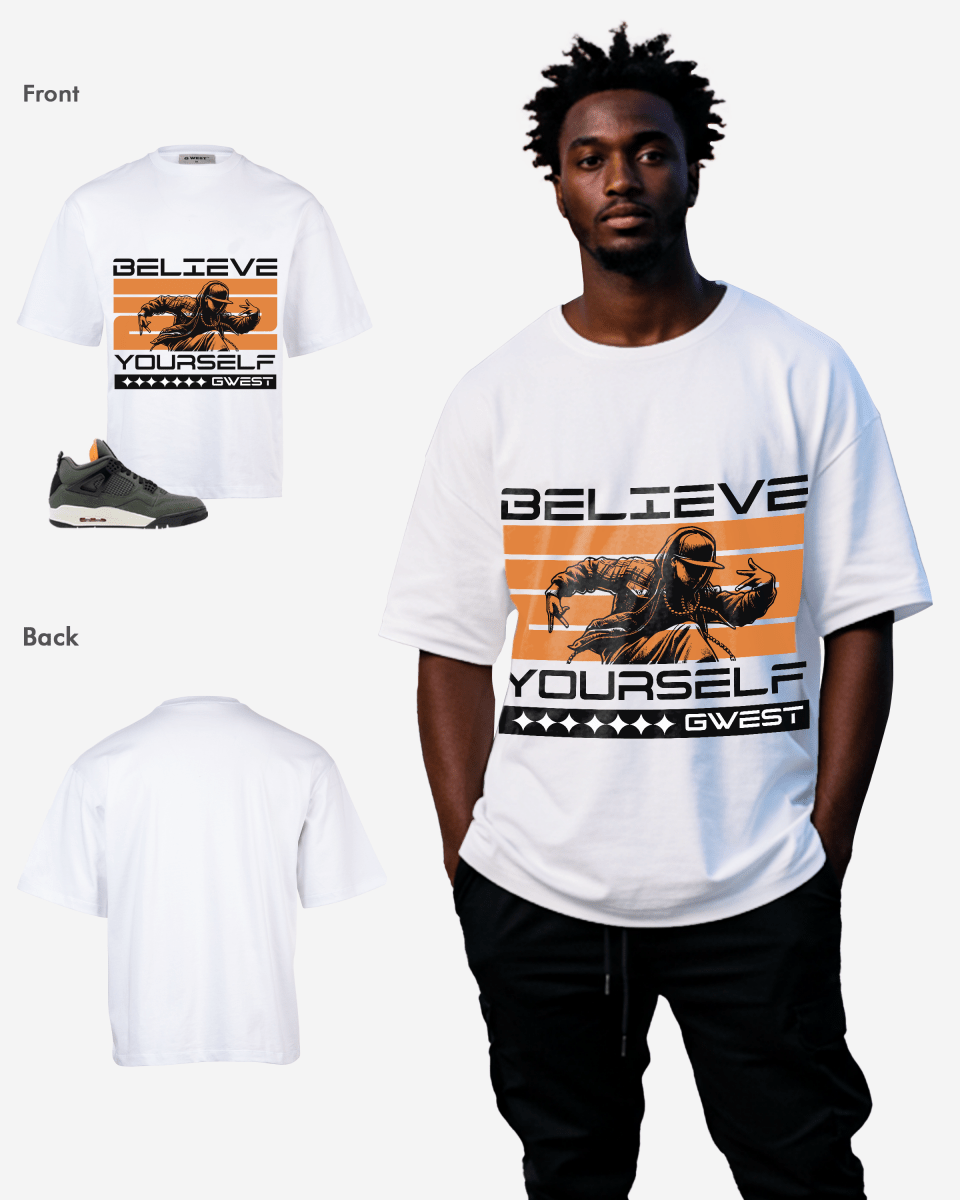 Believe Yourself Oversized T-Shirt - G West
