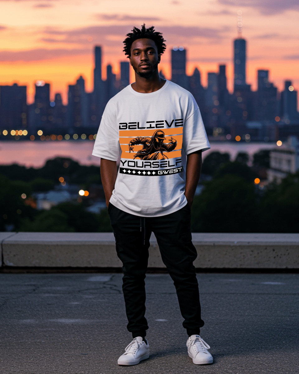 Believe Yourself Oversized T-Shirt - G West