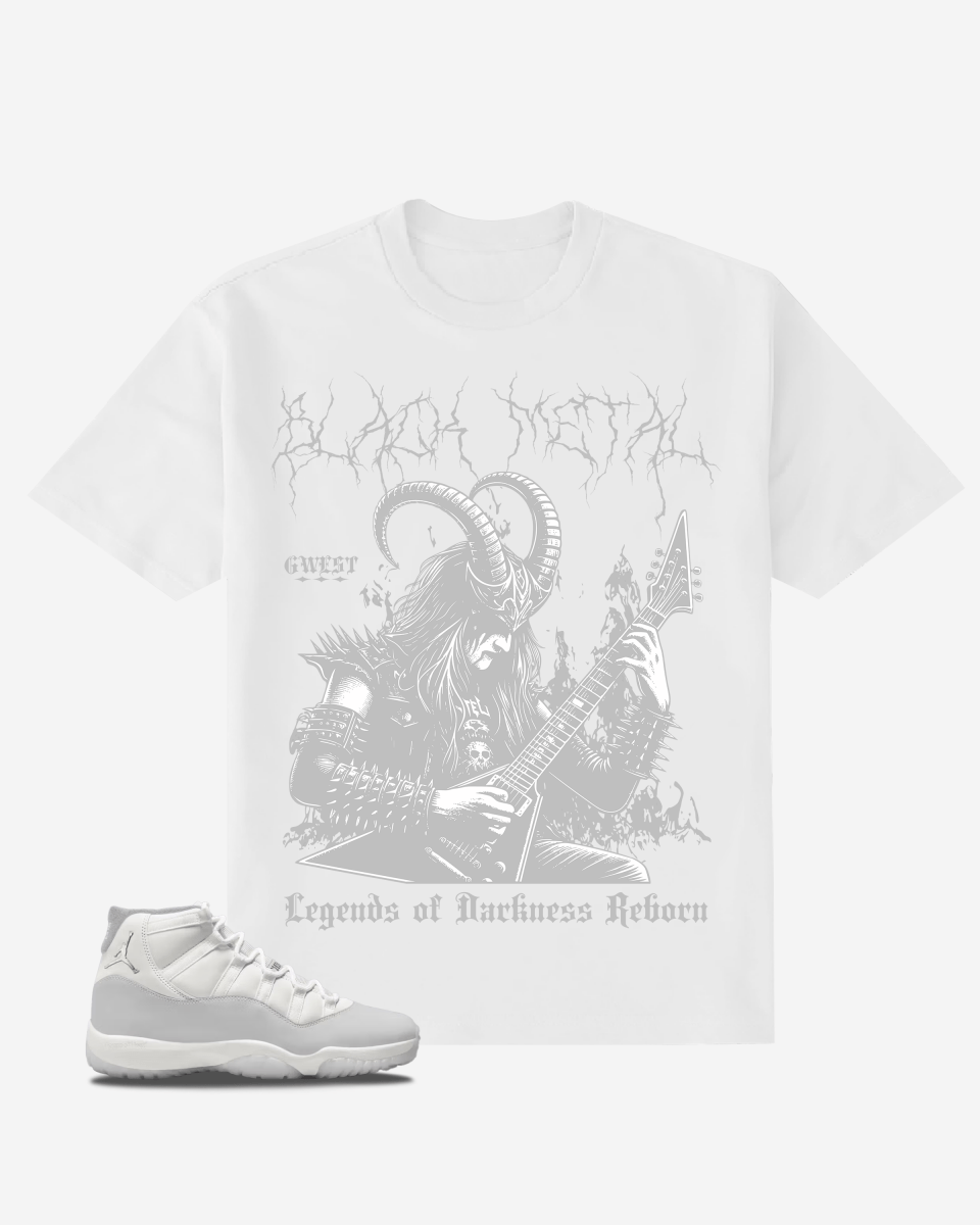 Black Metal Guitarist Oversized T-Shirt - G West