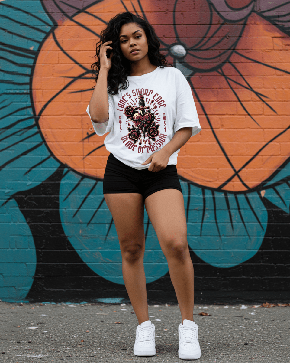 Blade Of Passion Oversized T-Shirt - G West