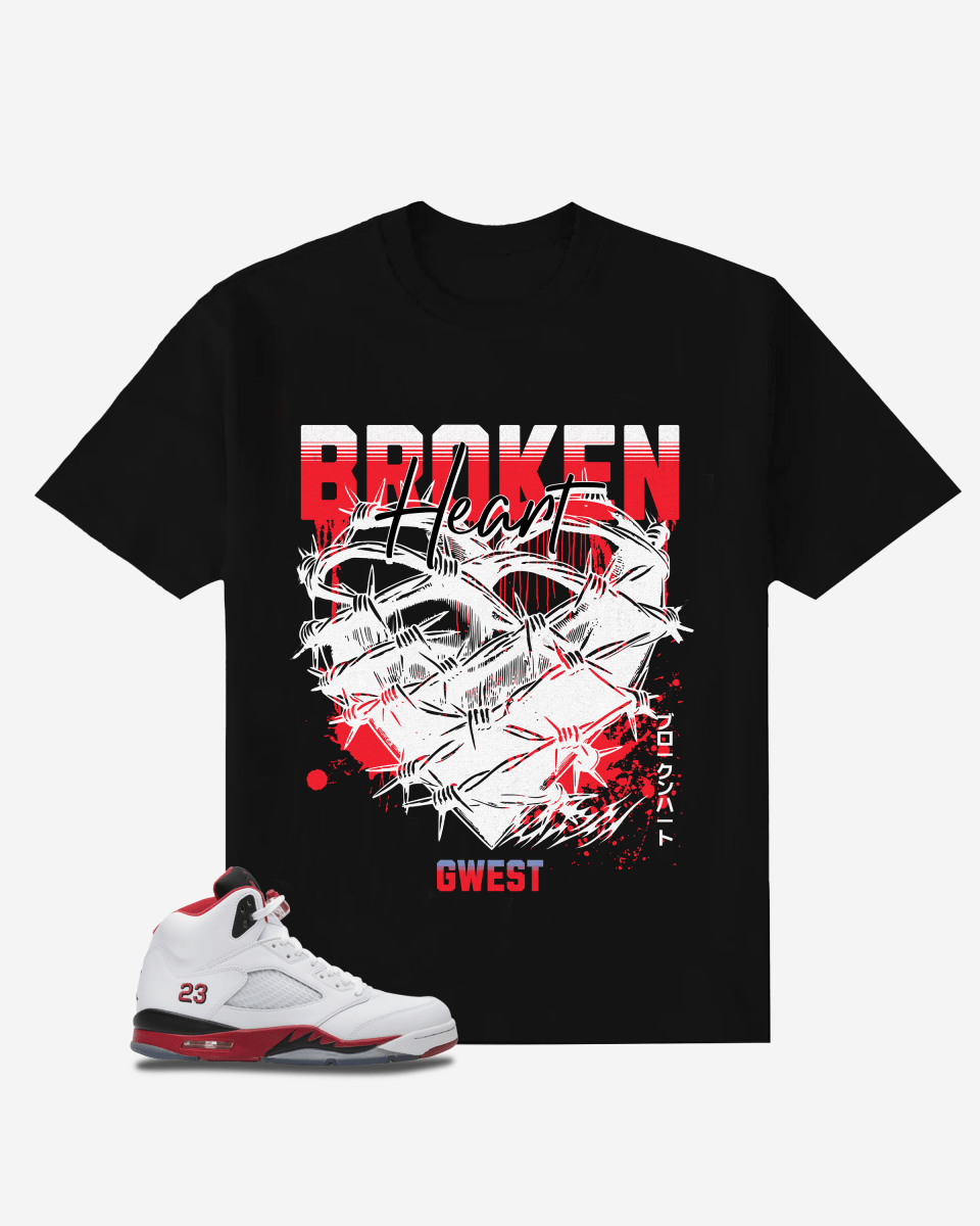 Broken Heart Oversized T-Shirt - G West