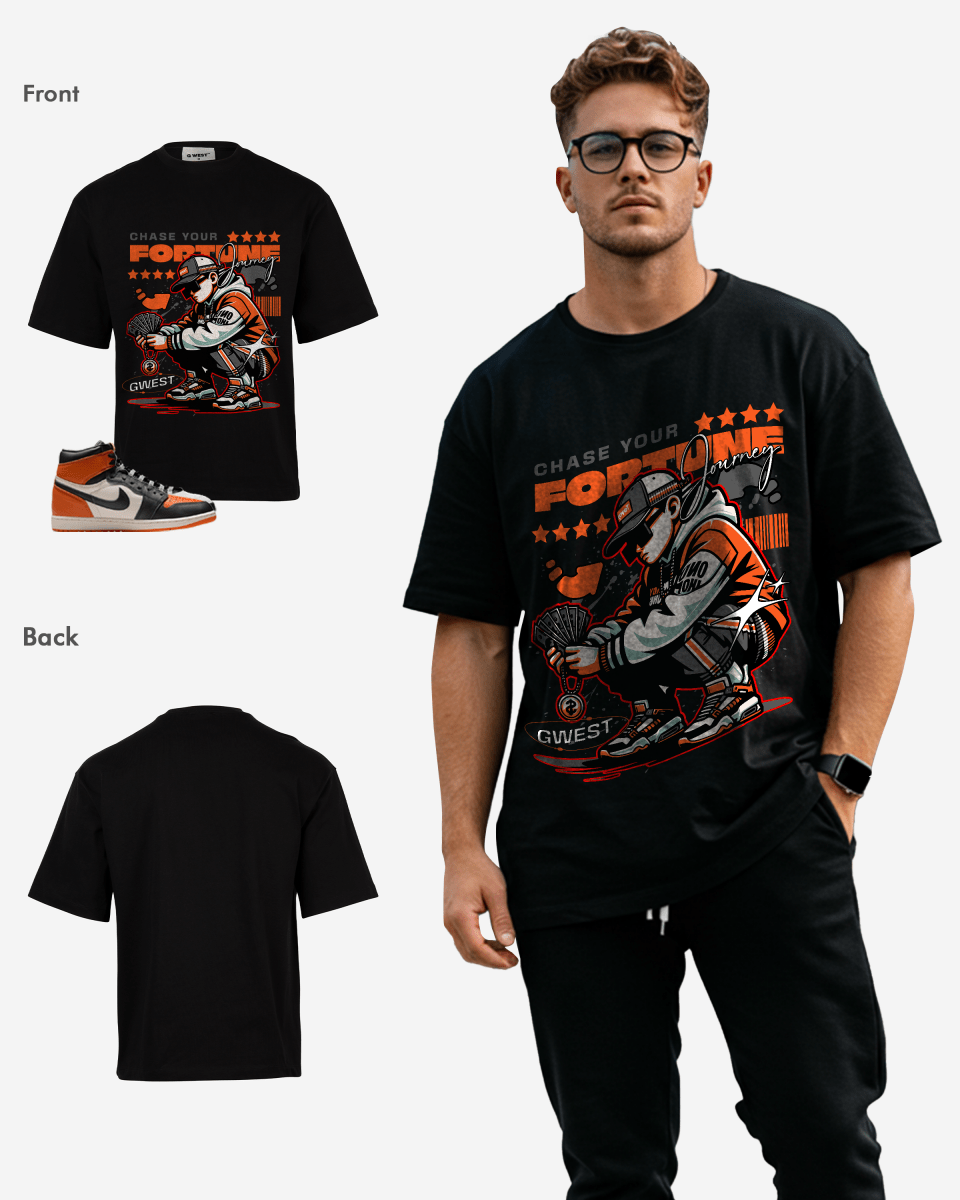 Chase Your Fortune Journey Oversized T-Shirt - G West