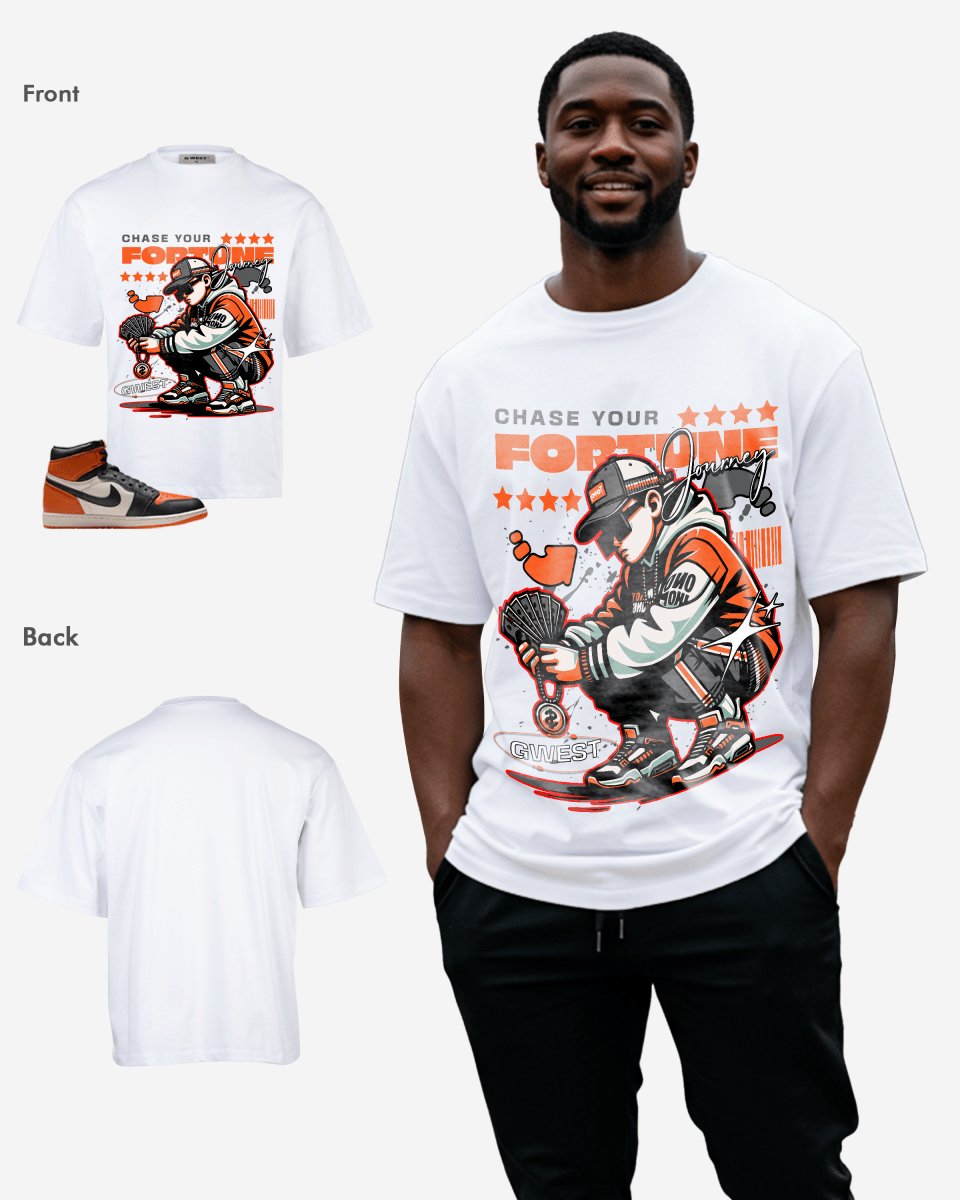 Chase Your Fortune Journey Oversized T-Shirt - G West