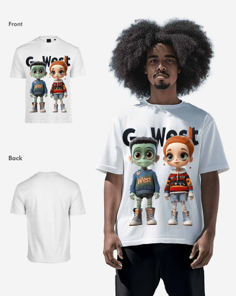 Couple Claus Oversized T Shirt - G West