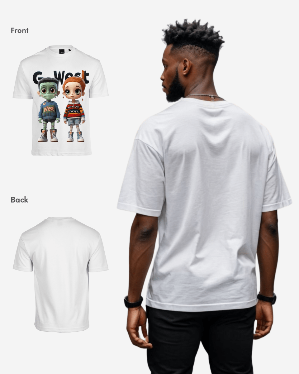Couple Claus Oversized T Shirt - G West