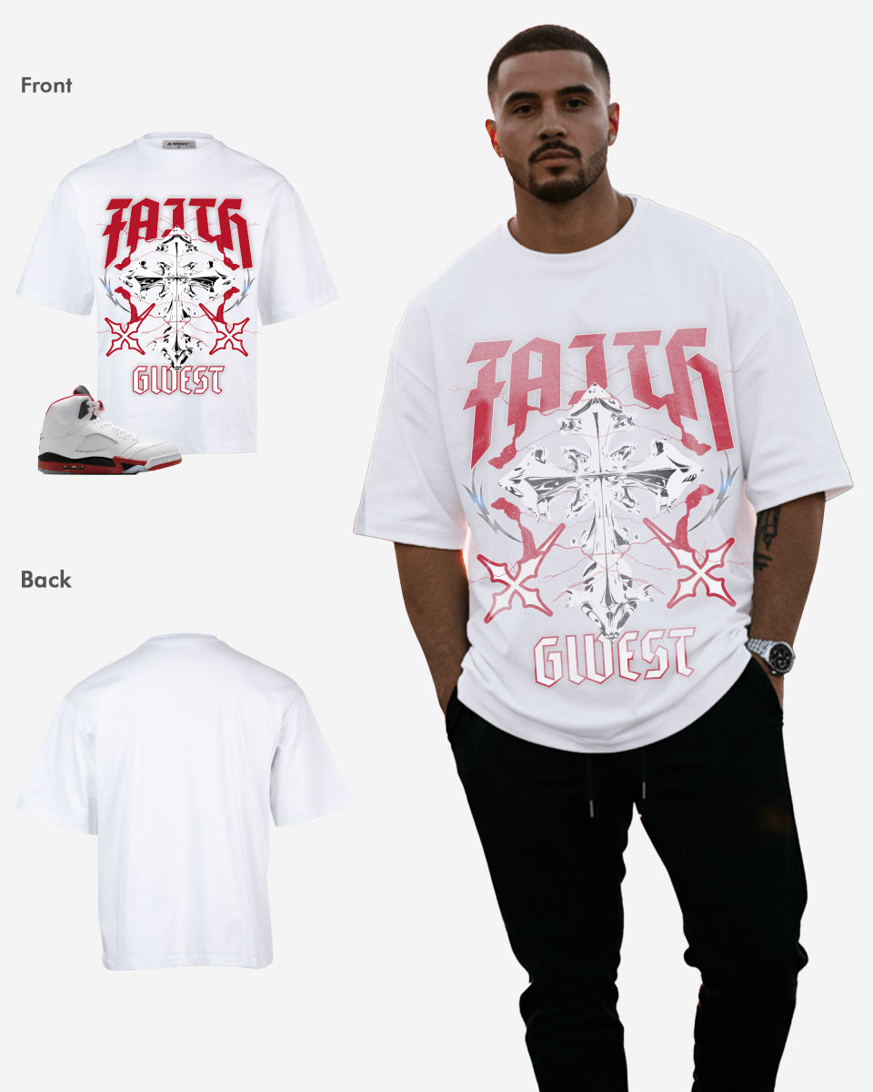 Cross Faith Oversized T-Shirt - G West