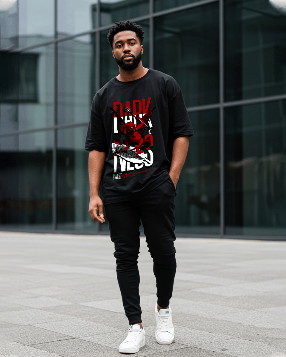 Darkness Awaits Oversized T-Shirt - G West