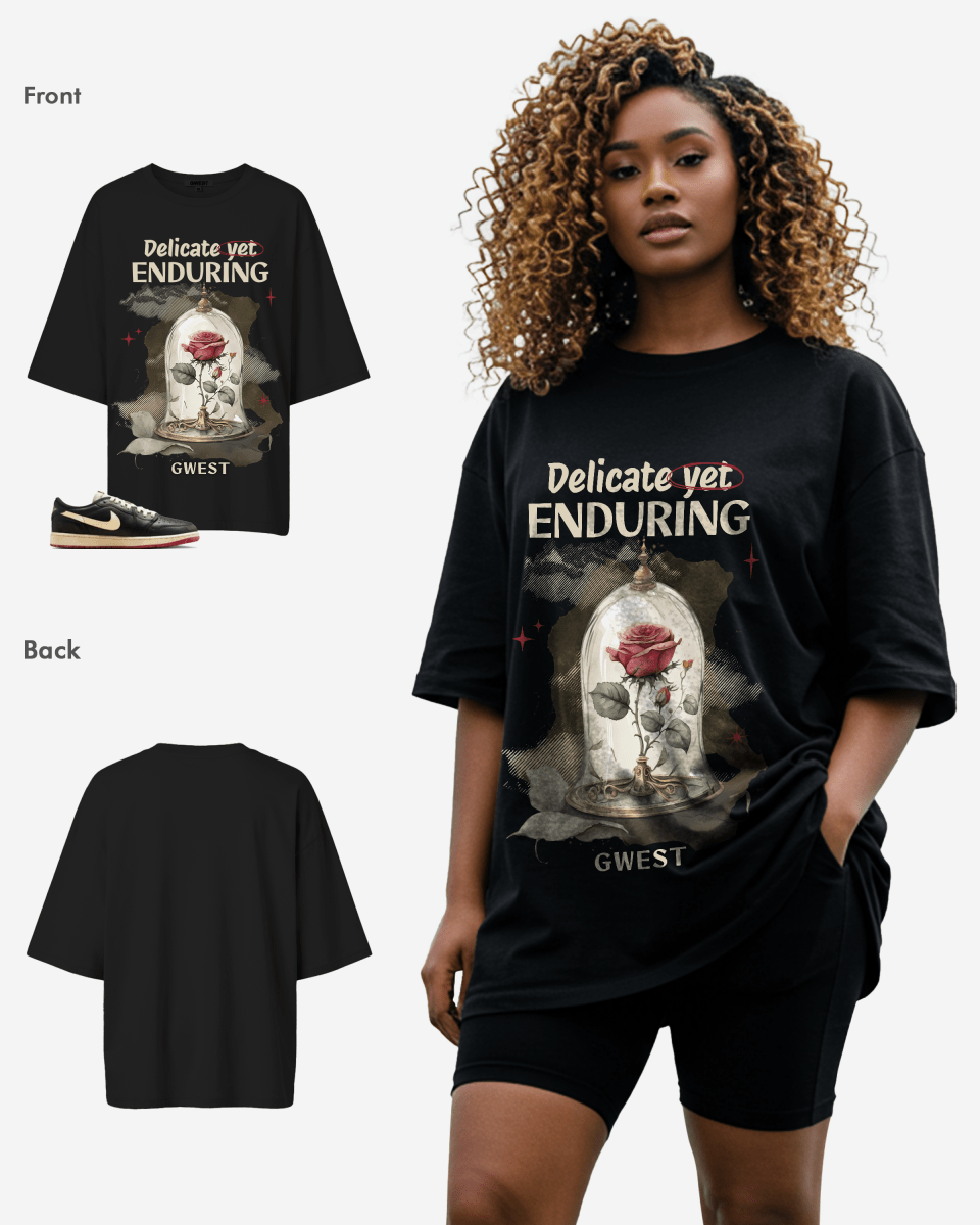 Delicate Yet Enduring Oversized T-Shirt - G West