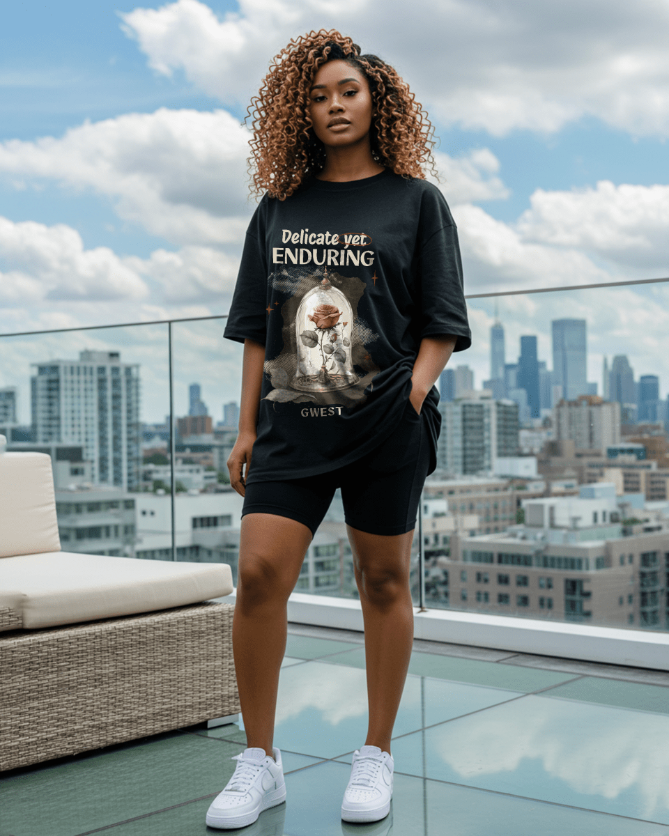 Delicate Yet Enduring Oversized T-Shirt - G West