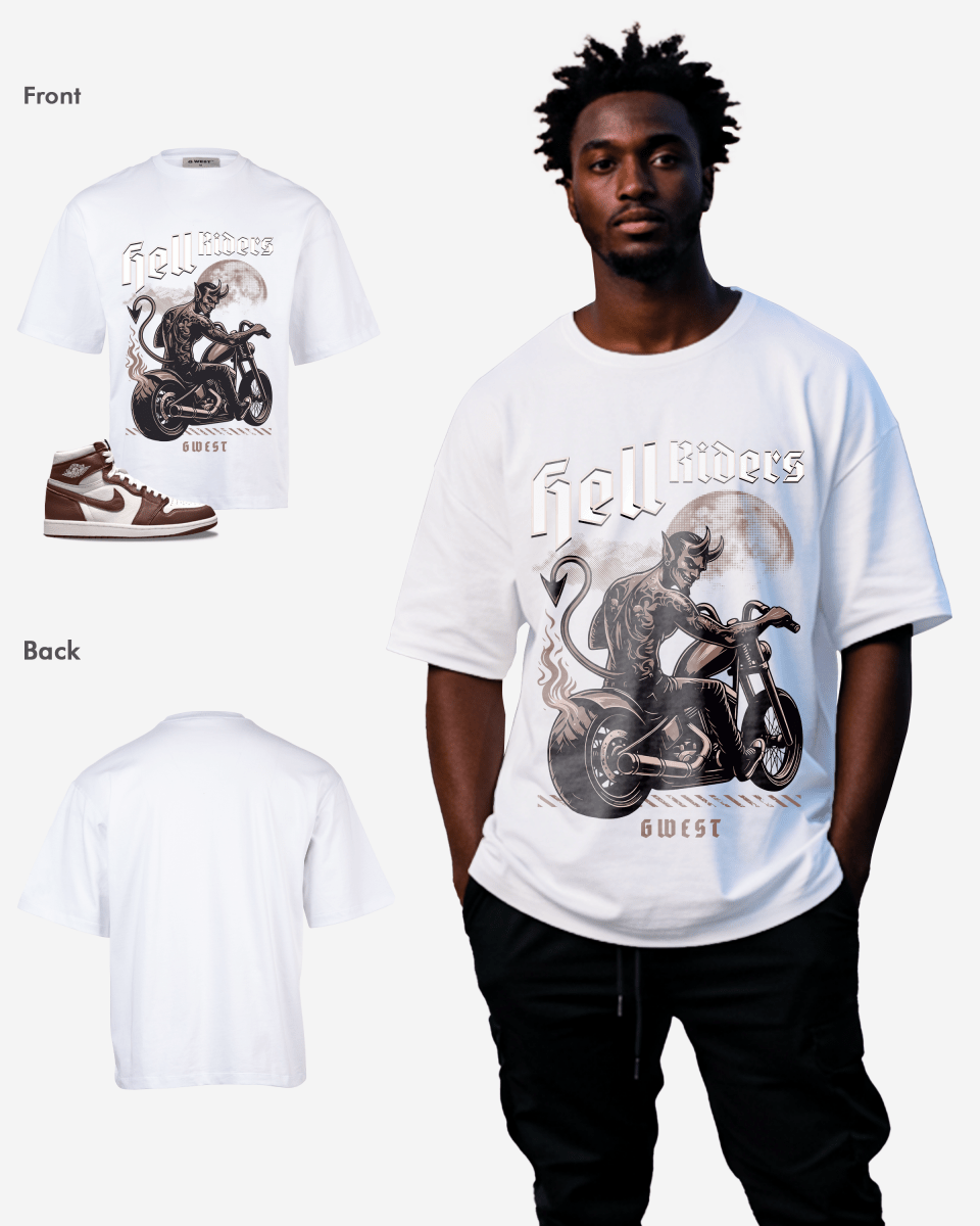 Devil Hell Riders Oversized T-Shirt - G West