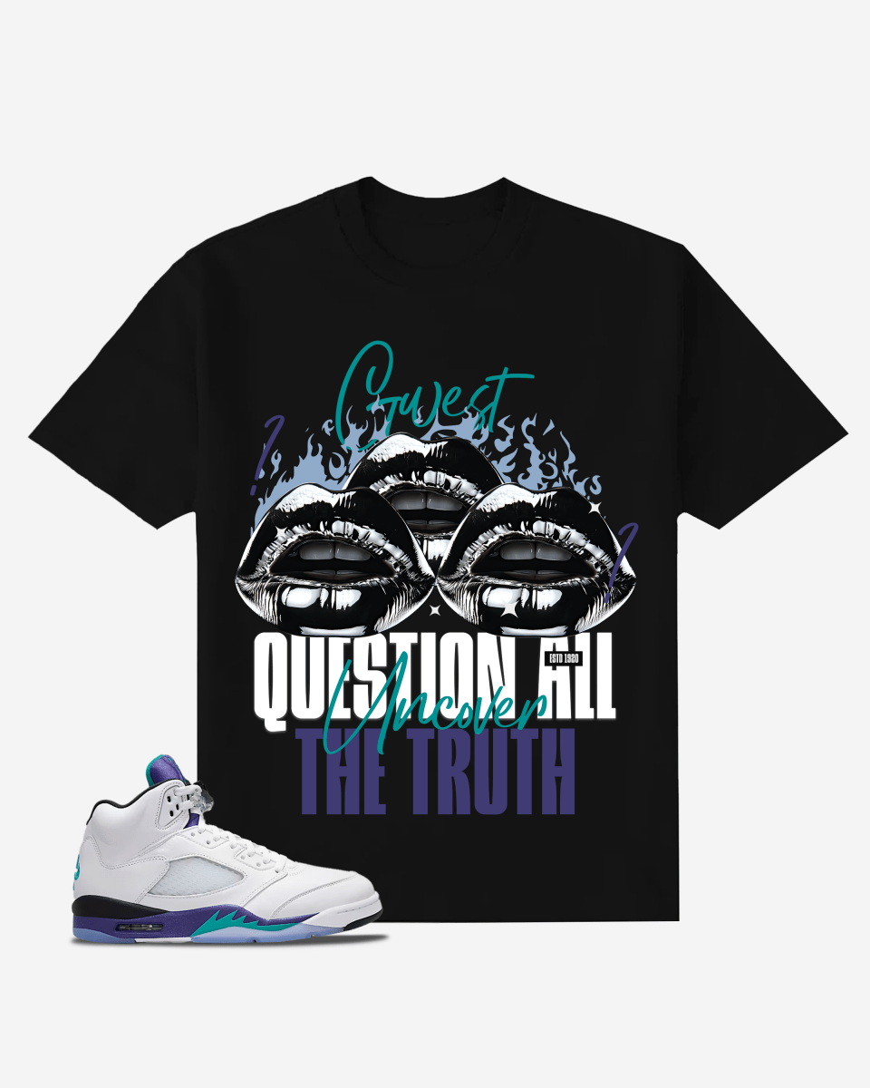 Don't Believe They Say Lips Oversized T-Shirt - G West