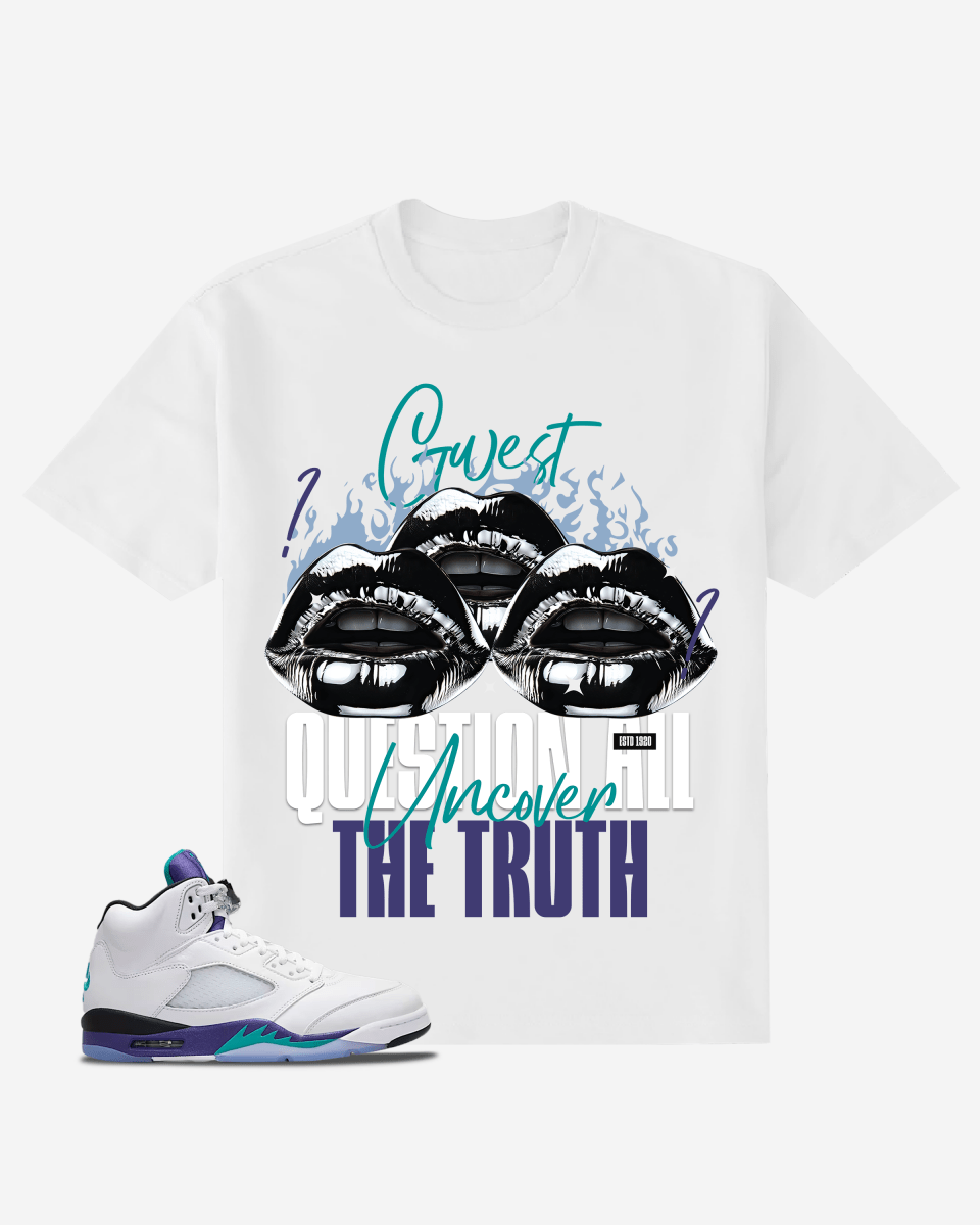 Don't Believe They Say Lips Oversized T-Shirt - G West