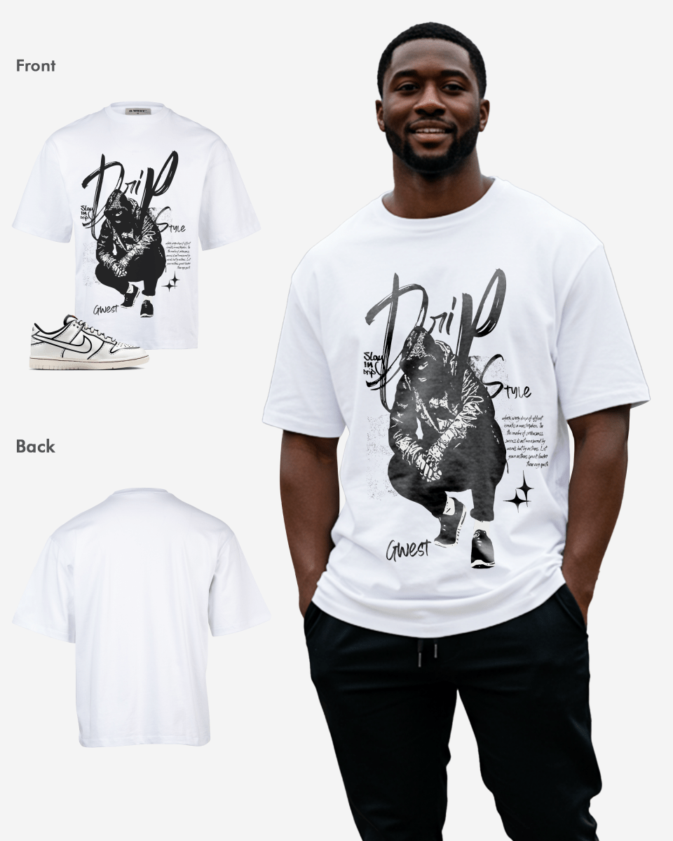 Drip Style Oversized T-Shirt - G West