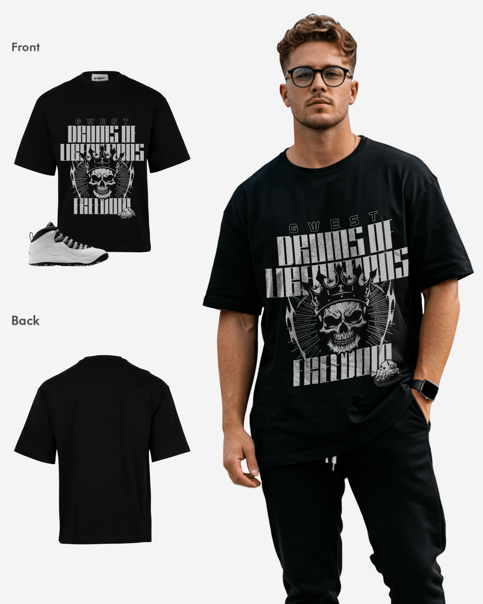 Drums Of Liberations Oversized T-Shirt - G West