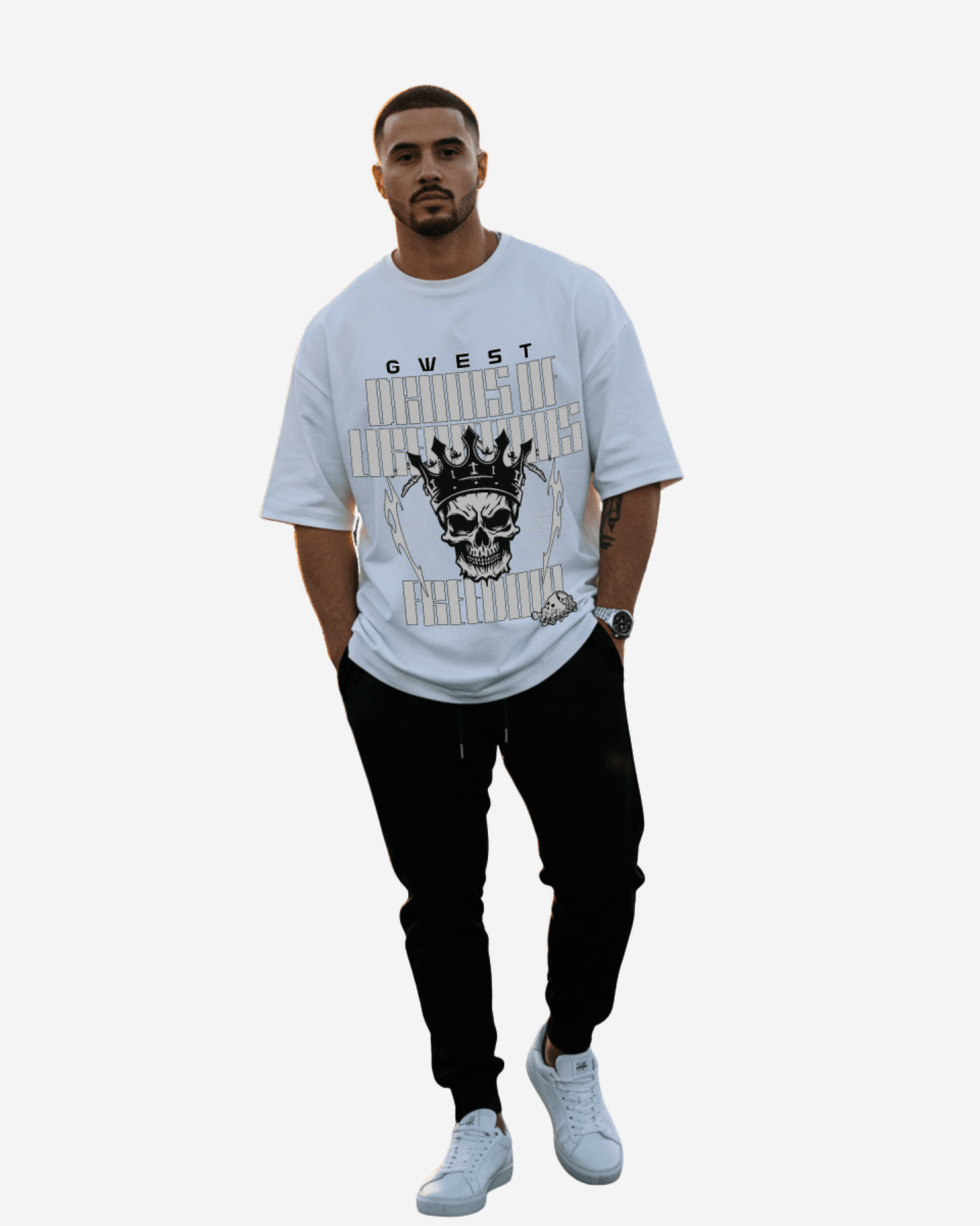 Drums Of Liberations Oversized T-Shirt - G West