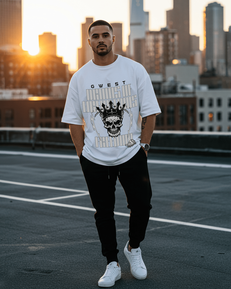 Drums Of Liberations Oversized T-Shirt - G West