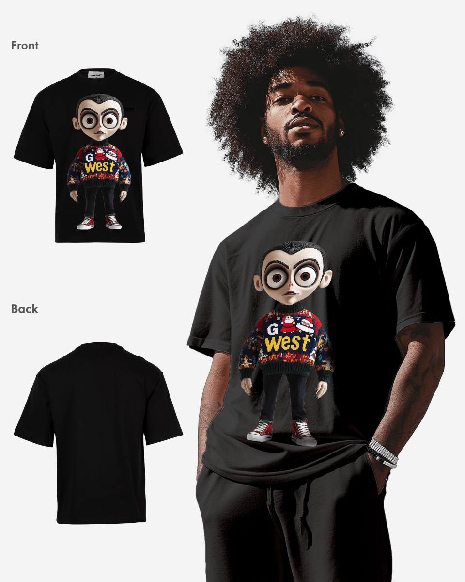 Festive Freaks Oversized T Shirt - G West