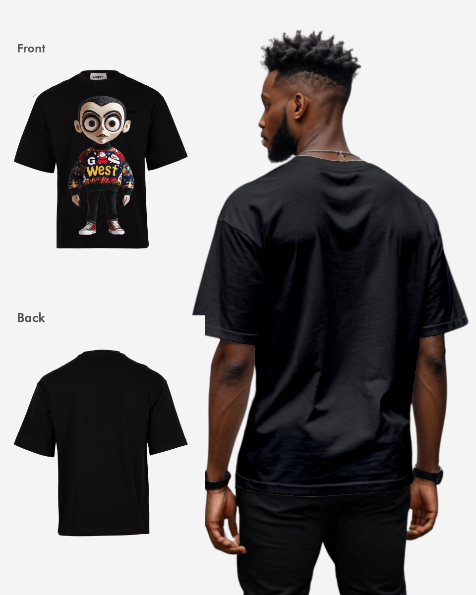 Festive Freaks Oversized T Shirt - G West
