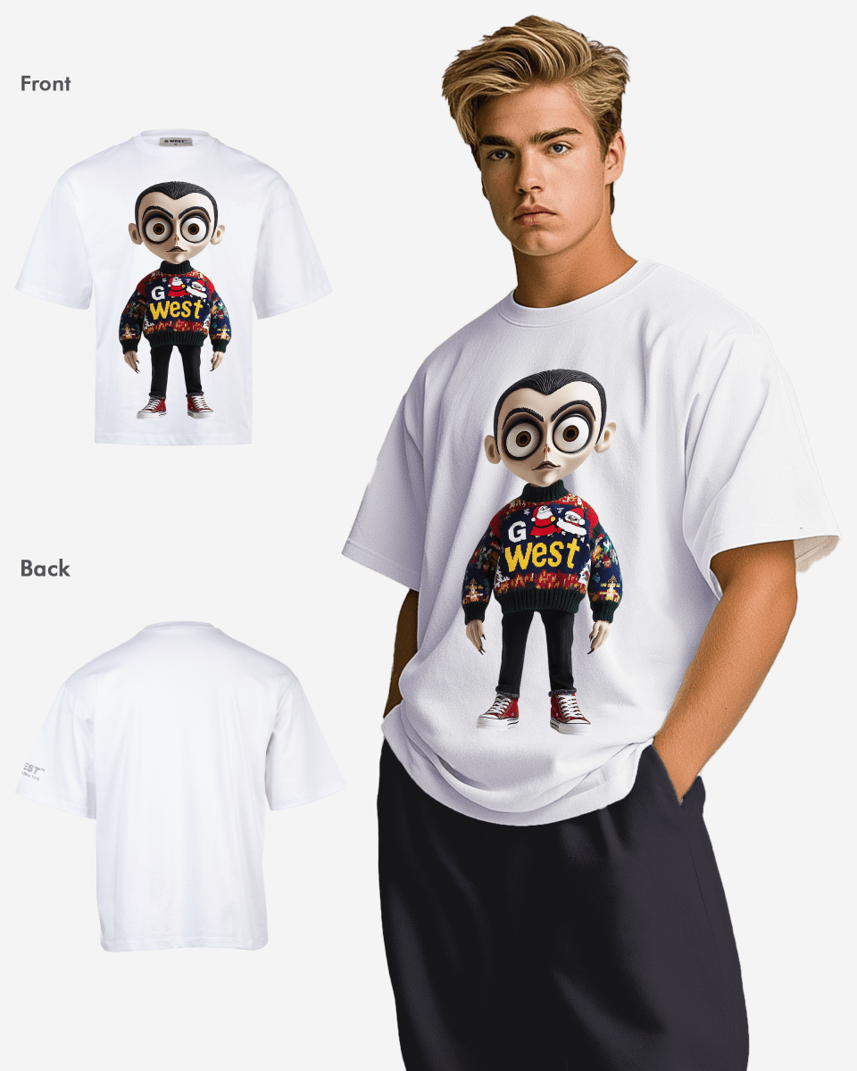 Festive Freaks Oversized T Shirt - G West