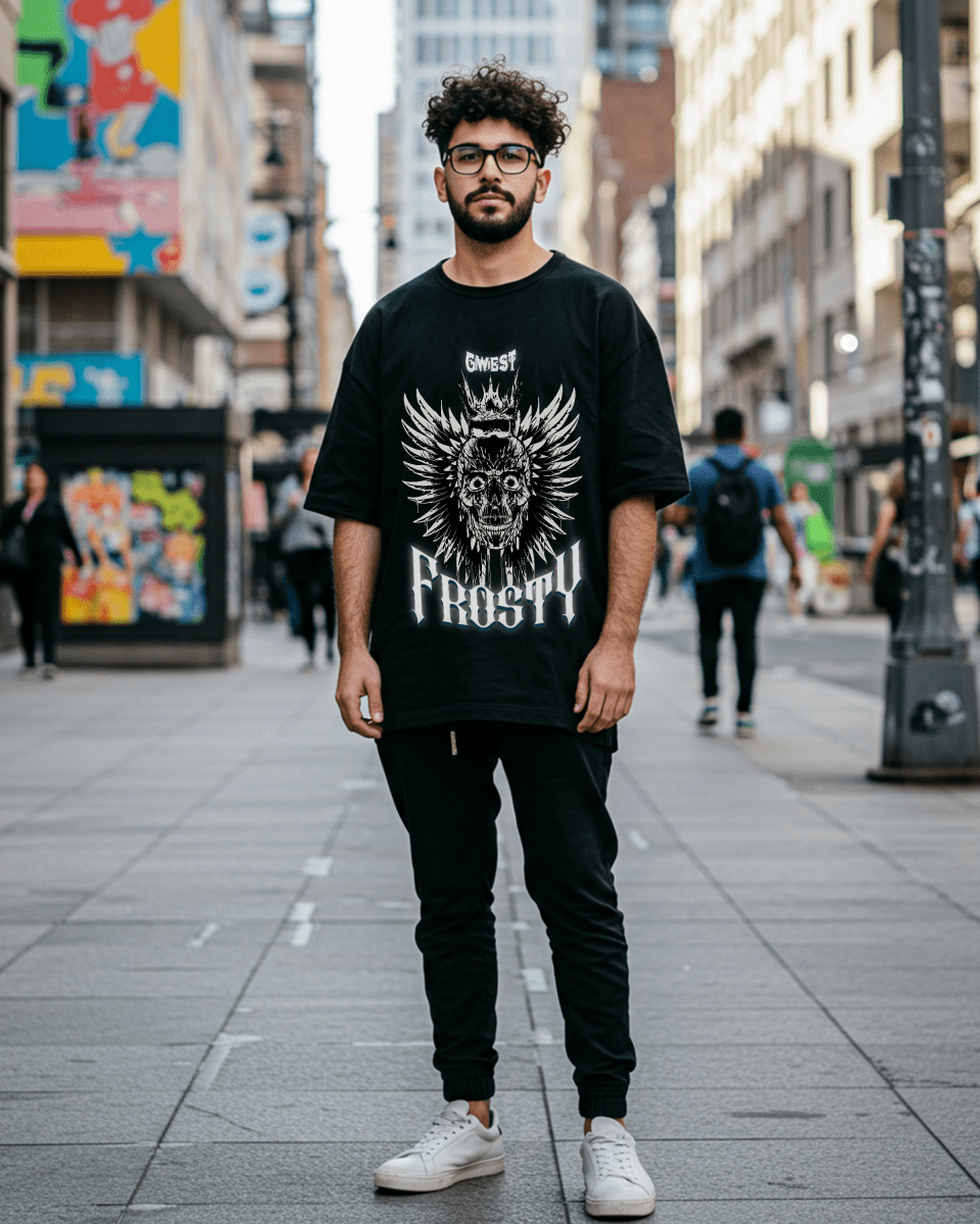 Frosty Crown Oversized T-Shirt - G West