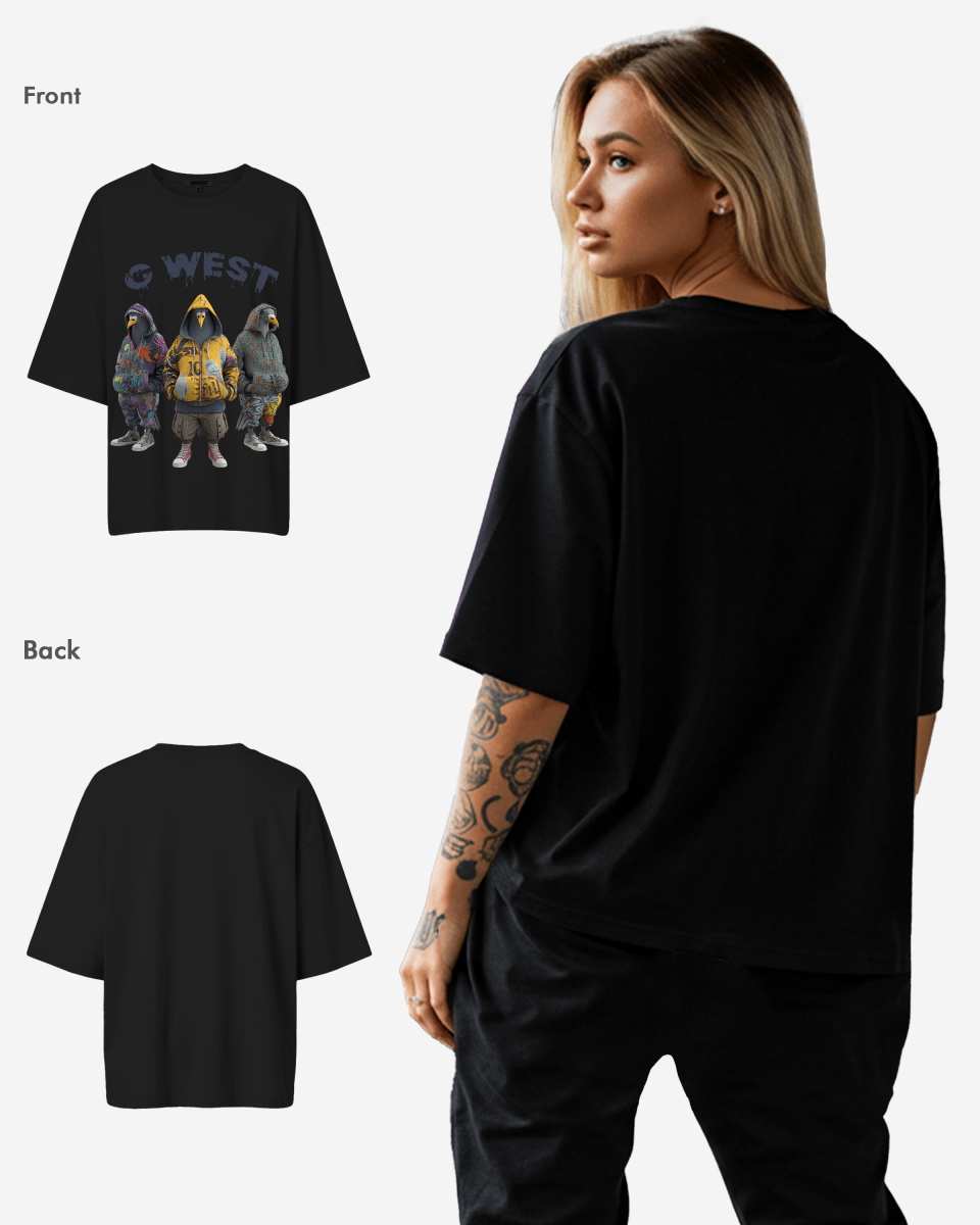 G West 3 Peigion Oversized Tee - WOMEN - G West
