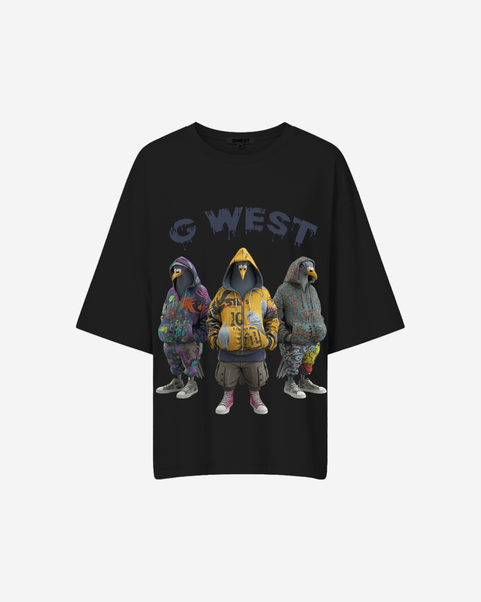 G West 3 Peigion Oversized Tee - WOMEN - G West