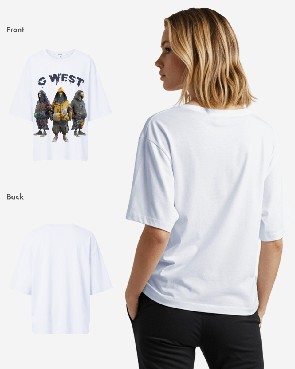 G West 3 Peigion Oversized Tee - WOMEN - G West